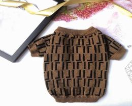 Fashion Designer Dog Sweater for Small Medium Dogs Letter Print Dog Clothes for French Bulldog Winter Coat Pug Puppy Sweater A03 L4238061