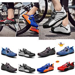 Sports Road Bike Dirt Men Shoes Flat Speed Cycling Sneakers Flats Mountain Bicycle Footwear SPD Cleats Shoesqasz GAI 14397 s qasz