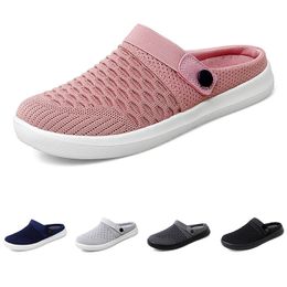 Slippers for men women Solid Colour hots low soft blacks whites Clear Multi walking mens womens shoes trainers GAI