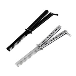 Butterfly Outdoor Stainless Steel Play Safety Practise Comb Folding Training Hand Not Blade 295048