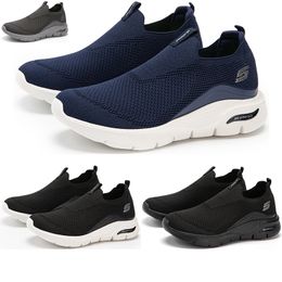Men Women Classic Running Shoes Soft Comfort Black Grey Navy Blue Grey Mens Trainers Sport Sneakers GAI size 39-44 color45