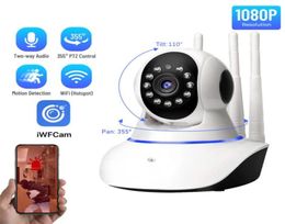 360 Camera 1080P Surveillance Camera With Wifi IR Night Vision Motion Detection Home Security Two Way o Smart Video9419653