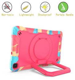 Tablet Cases 360 Rotating Grip Stand Cover With Shoulder Strap For Samsung TAB A 70 2019 T290T295T2973839824