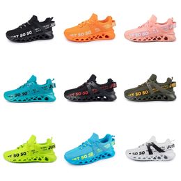 men women running shoes breathable GAI trainer black white volt green yellow red soft pink oreo jade mens sports sneakers jun18