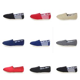 women men GAI casual shoes grey white blue red breathable Light Weight blacklifestyle walking sneakers canvas shoes Three