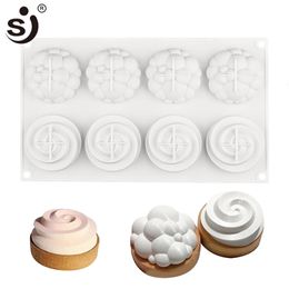 Silicone Pastry Tart Mould Mousse Cake Mould French Dessert Pan Bakeware Tools For DIY Home Baking 240220