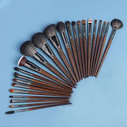 OVW Makeup Brushes Set 24pcs Natural Goat Hair Powder Foundation Contour Blending Eyeshadow Eyeliner Makeup Tools maquillaje 240220