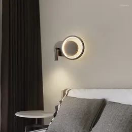 Wall Lamp 2024 Solid Copper Brass Gold Black Modern El Living Room Bedside Decoration Godd Quality Luxury LED Reading Light