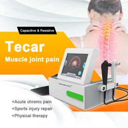 448KHz CET RET Tecar Diathermy Physical Therapy Machine For Sports Rehabilitator Pain Relief Therapist Smart Tecar Machine