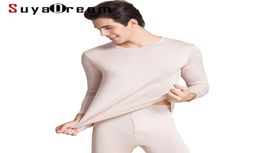 High Quality In Stock Men Long Johns neck Thermal Underwear For Men Fall Winter Underwear Set7729025