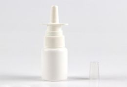 15pcslot 30ML1oz Plastic Empty Refillable Nasal Spray Bottles Fine Mist Sprayers Atomizers Bottle with nasal sprayer pump3789808