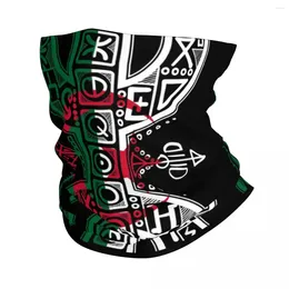 Bandanas Algerian Flag With Amazigh Roots Proud Berber Bandana Neck Gaiter For Hiking Running Wrap Scarf Balaclava Warmer