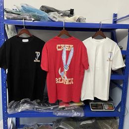 Men's T Shirts Fashion Mens Tennis Club Print Cotton Rabbit Shirt Harajuku Men Tops Clothing