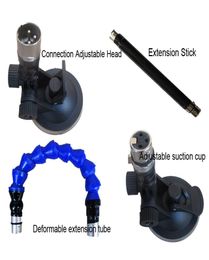 Sex Dildo Gun Machine Accessory Degree Adjustable Suction Cup Extension Tube Stick Multifunction For Women Men Masturbation Toy C2503326