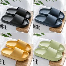 Slippers for popular men women Solid Colour hots low soft black white Light Sea Green Multi walkings mens womens shoes trainers GAI