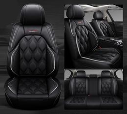 21 year Car Seat Covers full set For Sedan SUV Durable Leather Universal Five Seats Set Cushion Mats For 5 seat Seater car Fashion3346640
