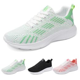 casual shoes solid color black white Pale Green jogging walking low soft mens womens sneaker breathable classicals trainers GAI