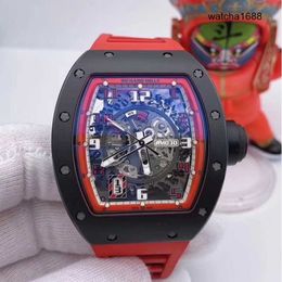 Casual Watches Fashion Wristwatches RM Wrist Watch RM030 Men's Series RM030 Black Ceramic Limited Edition Men's Fashion Leisure Sports Mechanical Wrist Watch