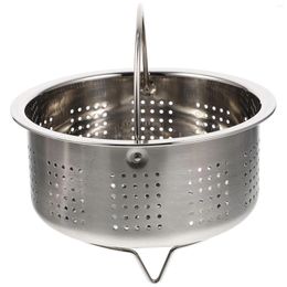 Double Boilers Stainless Steel Steamer Rack Vegetable Kitchen Strainer Vegetables Basket For Dim Sum Supply Pot Metal Seafood