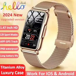 for Huawei Xiaomi Smartwatch 2024 Full Touch Screen Bluetooth Call IP68 Waterproof Sports Fiess Tracker Smart Watch Women Men