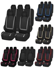 Full Set Car Seat Covers Rear Front Seat Cover Protector Universal Automobiles Interior Accessories1856883