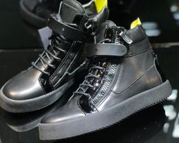 Elegant Men Talon Sneakers Shoes Technical Fabric Rubber Platform Midsole Casual Walking Patent Leather Famous Casual Trainers EU38-46 Original Box