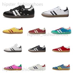 Designer Fashion Casual Sambalies Schuhe Wales Bonner Herren Womens Black White Og Laufschuhe Gazzelles Ambashoes Handballs Spezenials Plattform Sambabas Sneaker