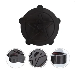 Candle Holders Pentagram Altar Plate Star Modelling Container Holder The Christmas Ornaments Creative Base Stand