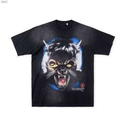 2024 xmxf Mens T Shirts Men T-Shirts Women 50 styles colour Hellstar Studios Moon Wolf head tee Print Casual Short sleeve Street rap Top