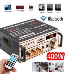 HIFI LCD Digital Bluetooth o Power Amplifier Car Bass Home Theatre Amplificador Speaker Treble Control Support FM USB SD9148898