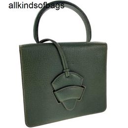 Paseos Bag Loeewes 7A Genuine Leather Handmade Barcelona leather suede green handbag