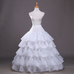 skirt Cheap Long 4 Hoops Petticoat Underskirt For Ball Gown Wedding Dress Mariage Underwear Crinoline Wedding Accessories