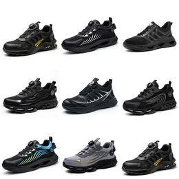 Running shoes GAI five Men Women triple black white dark blue Mesh breathable Comfortable sport sneaker