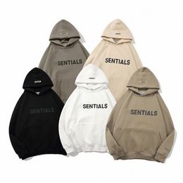 Essentialsweatshirts Fashion Men Women 3D Silicon Hoodies Ullover Hip Hop Galzati di grandi dimensioni Autunno inverno coppie vestiti O2Y9#