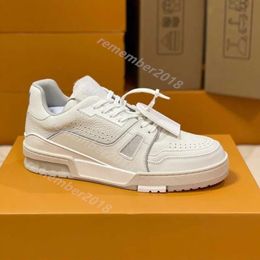 2024 new Hot printing Luxury sneakers men casual shoes lovers grey orange red training shoe White trainer wild low-top skate platform classic 36-45 R35