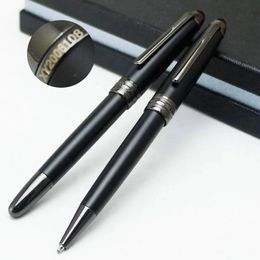 M Pure Black Classic Roller Ball Ballpoint Pen Office School Luxury Supplies With Series Number XY2006108 240229