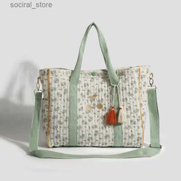 Diaper Bags Mommy Bag Large Capacity Tote Bag Luxury Designer Bag Mother and Baby Bag Floral Messenger Diaper BagL240305