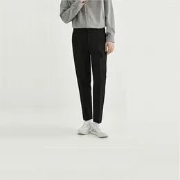 Men's Suits VIP Spring/Summer Boutique Slim Fit 9-point Suit Pants Formal British Business Casual