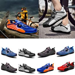 designer Cycling Shoes Men Sports Dirt Road Bike Shoes Flat Speed Cycling Sneakers Flats Mountain Bicycle Footwear running bask GAI