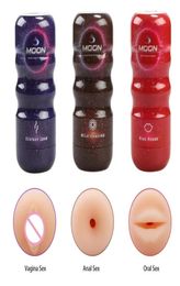 Vibrating Masturbator Automatic Powerful Sucking Masturbation Cup Anal Vagina Realistic Pocket Pussys Male sexy Toys for Men4957470