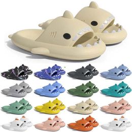 2024 Free Shipping Designer shark slides one sandal slipper for men women GAI sandals pantoufle mules men women slippers trainers flip flops sandles color10