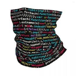 Bandanas Coding Programmer Nerd Geek Winter Headband Neck Warmer Hiking Tube Scarf Science Hacker Computer Code Face Bandana Gaiter