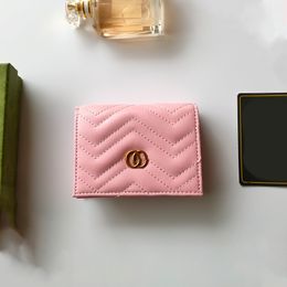 Designer-Geldbörse, hochwertige Kartenhalter-Handtasche, Luxus-Tasche, schwarze Tasche, modische Mini-Taschen aus echtem Leder, Flip-Top-Design, mit Staub- und Box-Geldbörse