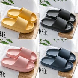 Mulheres cor para homens sólidos Slippers Hots Baixos negros suaves brancos marinhos verdes verdes multi walk