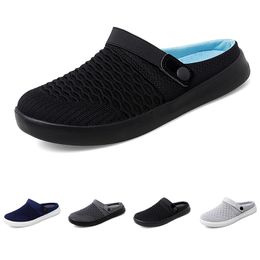 Slippers for men women Solid Colour hots low soft black whites royal blue Multi walking mens womens shoes trainers GAI