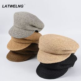 new female retro pleated design newsboy hat ladies sunscreen octagonal hats elegant tea party caps women baker boy hat 6 Colours Y2248m