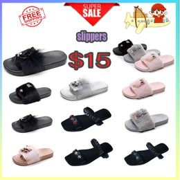 Designer Casual slippers summer sliders men women rainbow slides sandals pink blue grey memory sandals soft thick cushion slipper cloud indoor