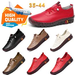 Athletic Shoes GAI Designer Casual shoes Handmade Tendon Mother Shoes Womans Mens Single Shoes Leather Softy Bottoms Flat Non-Slip 35-43 comfort