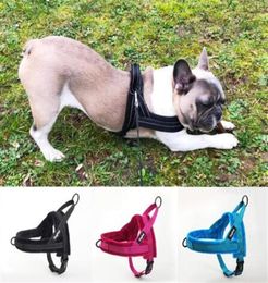 NoPull Dog Harness Reflective Adjustable Flannel Padded Small medium and large dog harness vest Easy for Walking Trainin230S2691200