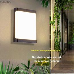 Wall Lamp Modern Outdoor LED Wall Lamp Waterproof IP65 For Garden Aisle Balcony Entryway Wall Sconce Home Decoratioan Light Fixture Luster